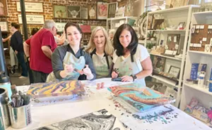 Image: Marbleized Paint Pouring Workshop!