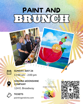 Image: Margarita Paint and Brunch at Sonora Moonshine Co.