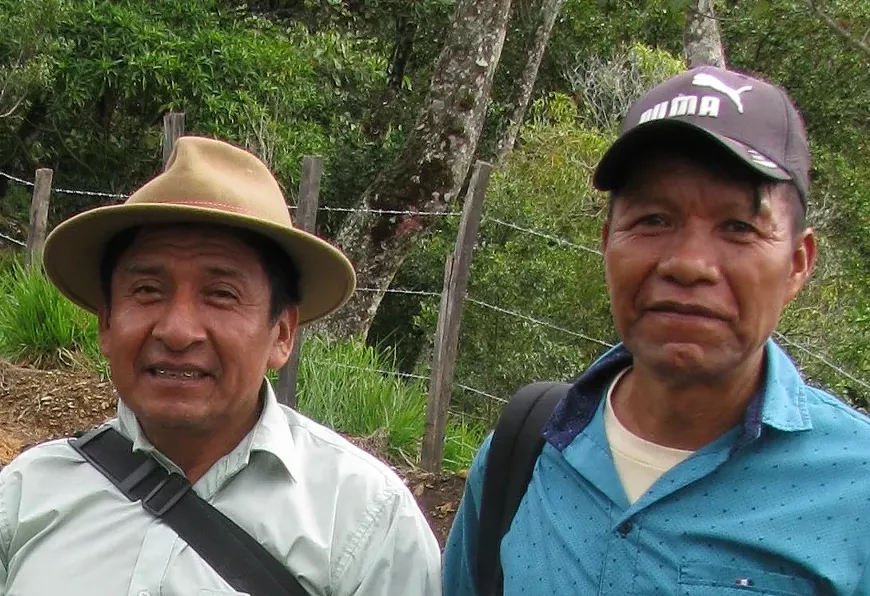 Ixil Maya health leaders Diego and Pedro visit