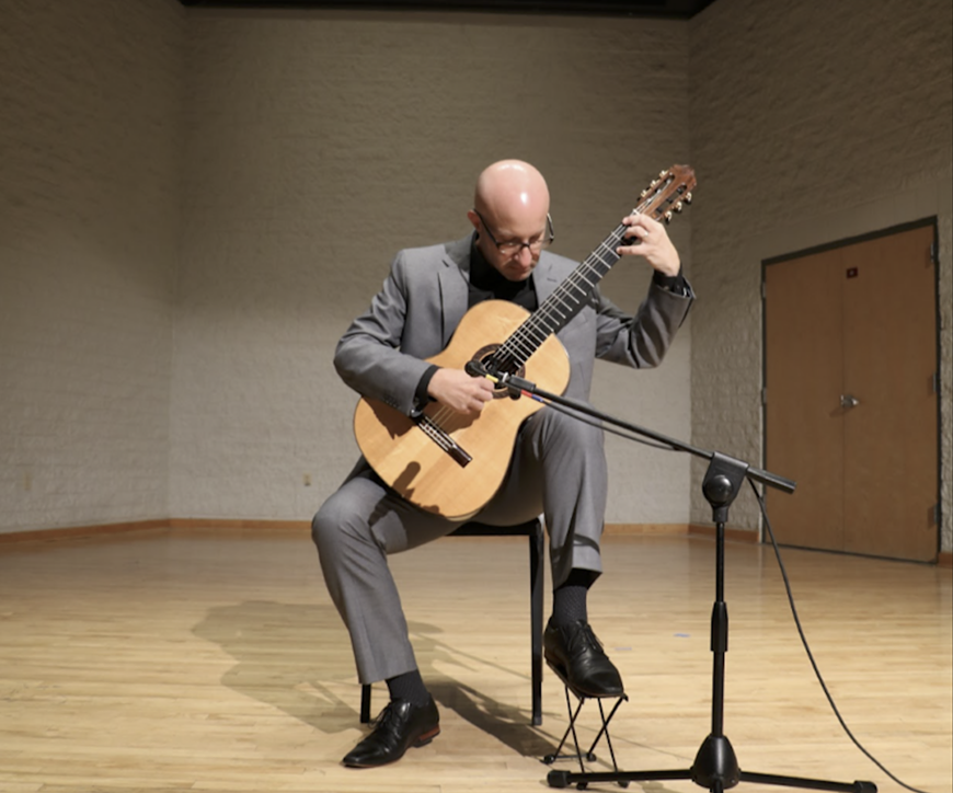 The program will showcase a diverse selection of traditional and contemporary works, including J.S. Bach&rsquo;s &ldquo;Violin Partita No. 3,&rdquo; Lich&rsquo;s new transcription of Maurice Ravel&rsquo;s &ldquo;Sonatine&rdquo; and pieces by jazz guitarists Julian Lage and Ralph Towner.&nbsp; Audiences can expect a rich and varied musical experience highlighting Lich&rsquo;s artistry and the versatility of the classical guitar. Tickets: $6, $5 Students/Seniors/Military/Groups
