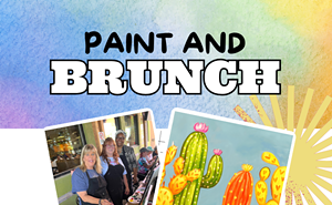 Image: Neon Cacti Paint and Brunch at Sonora Moonshine Co.