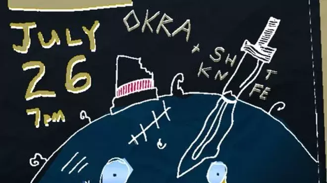 Image: Okra and Shit Knife