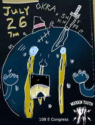 Image: Okra and Shit Knife