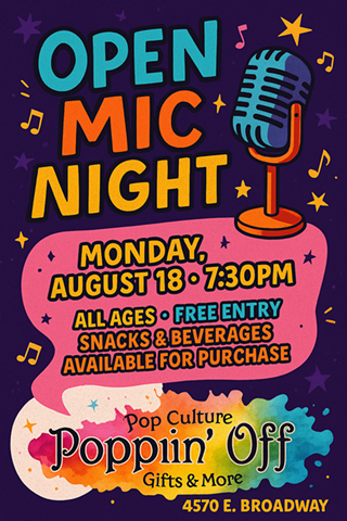 Image: Open-Mic Night @ Poppin' Off