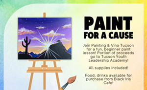 Image: Paint and Sip Fundraiser for Tucson Youth Leadership Academy