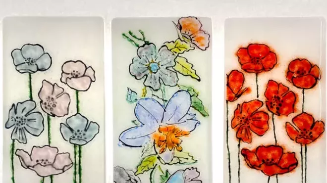 Image: Painting with Glass Frit