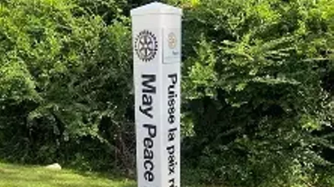 Image: Peace Pole Dedication