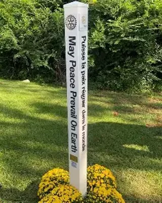 Image: Peace Pole Dedication