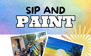 Image: Pets at Sunset Sip and Paint