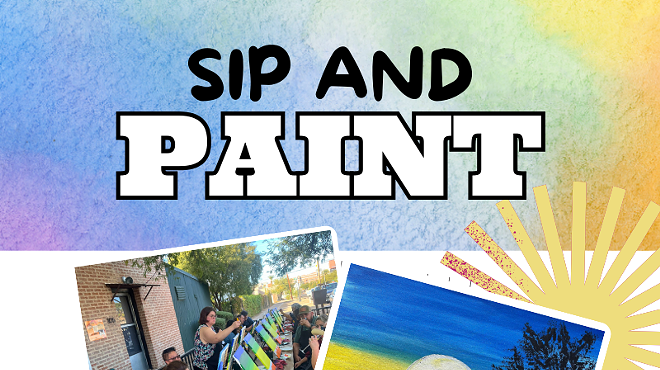 Image: Pets at Sunset Sip and Paint