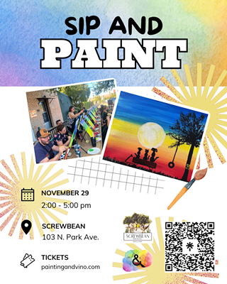 Image: Pets at Sunset Sip and Paint