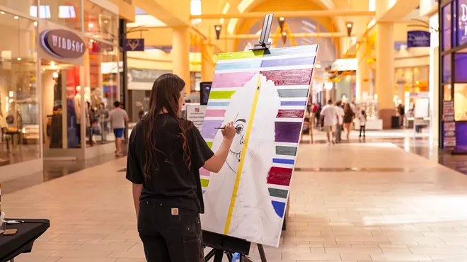 Image: Plein Air Painting Festival at Park Place Mall