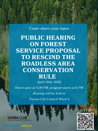 Image: Public Hearing on Forest Service proposal to rescind the Roadless Area Conservation Rule