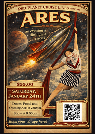 Image: Red Planet Cruise Lines Presents: Ares - an evening of dining and circus performance