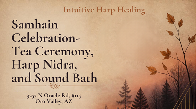 Image: Samhain Celebration- Tea Ceremony, Harp Nidra, and Sound Bath