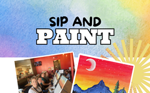 Image: Serenity Lake Paint and Sip at OV Pizza