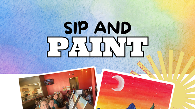 Image: Serenity Lake Paint and Sip at OV Pizza