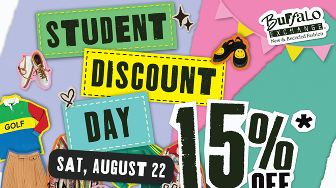 Image: Shopping 101: Save Big on Student Discount Day at Buffalo Exchange