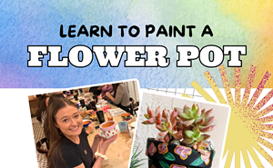 Image: Sip and Paint a Flower Pot