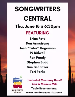 Image: Songwriters Central - Tucson & Touring Artists!