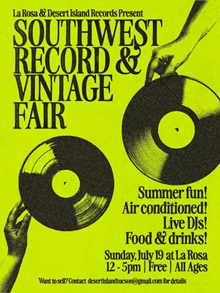 Image: Southwest Record & Vintage Fair at La Rosa July 19