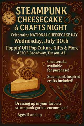 Image: Steampunk Cheesecake & Crafts Night