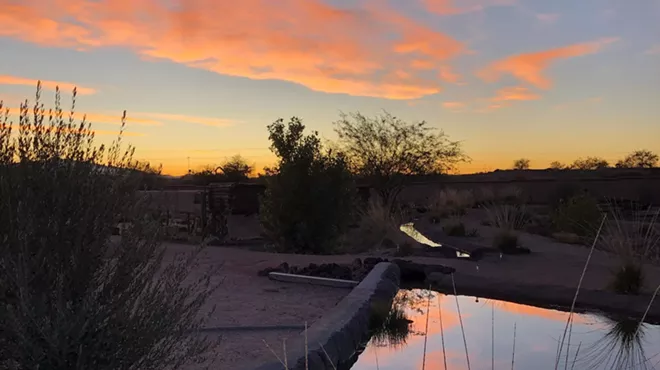 Image: Summer Sunsets at Mission Garden