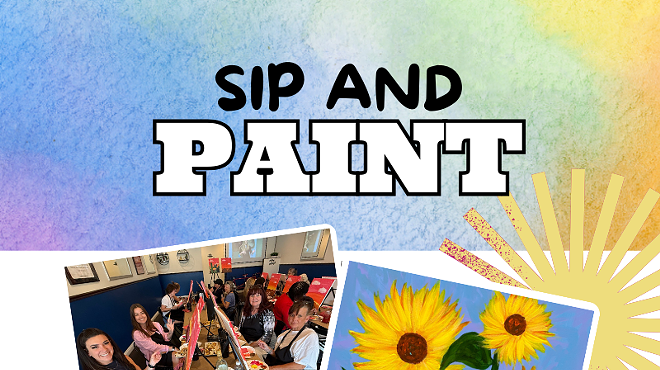 Image: Sunflower Dreams East Side Sip and Paint