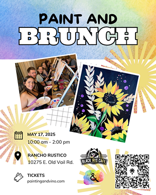 Image: ‘Sunflower Magic’ Paint and Brunch at Rancho Rustico
