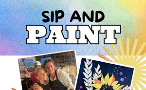 Image: Sunflower Magic Paint and Sip + Margarita Monday