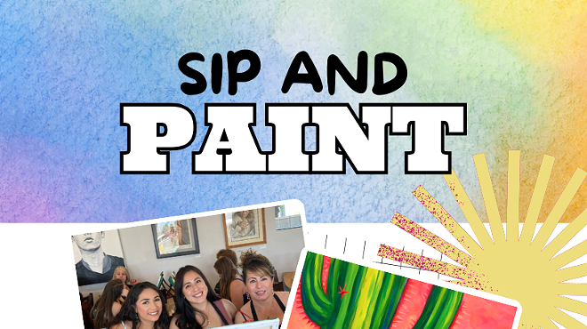 Image: Sunset Cactus Paint and Sip at Westward Look