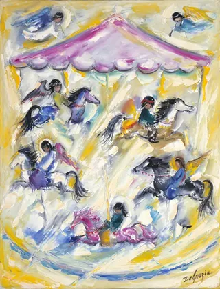 Image: Ted DeGrazia&rsquo;s Painted Ponies Exhibit