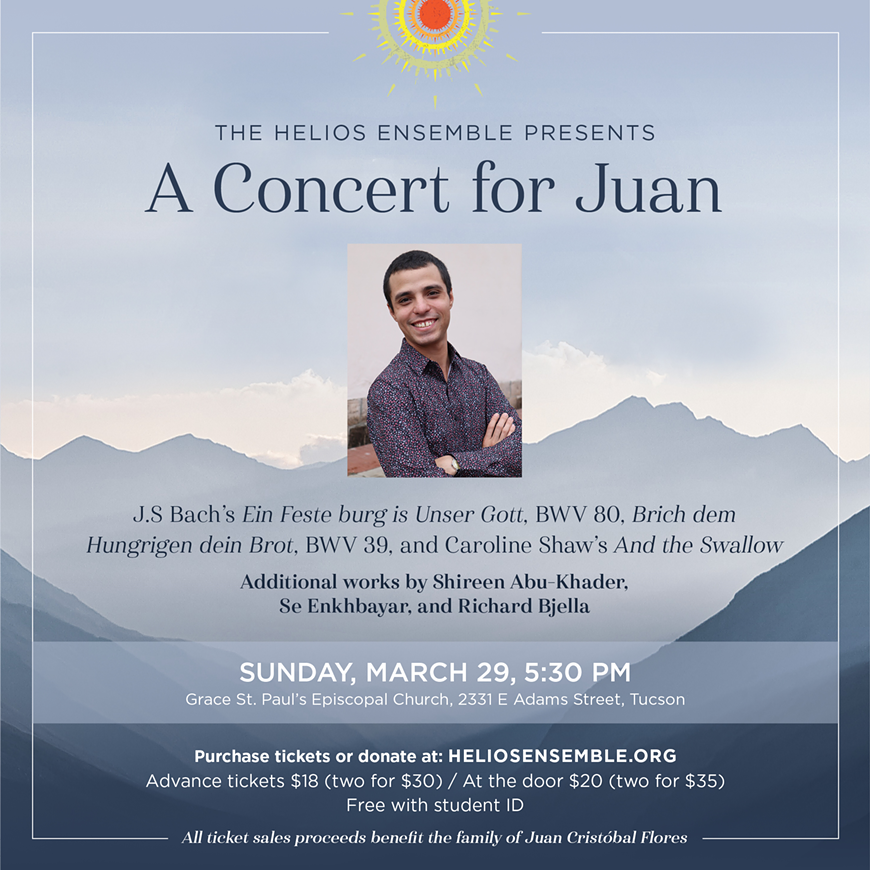 The Helios Ensemble presents A Concert for Juan