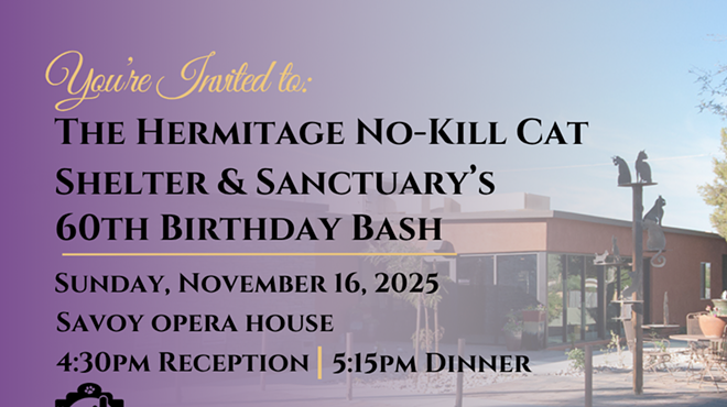 Image: The Hermitage No-Kill Cat Shelter & Sanctuary's 60th Birthday Bash