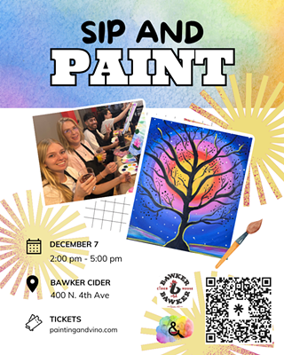 Image: ‘Tree of Life’ Paint and Sip at Bawker Cider