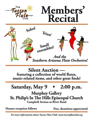 Image: Tucson Flute Club Members' Recital and Silent Auction
