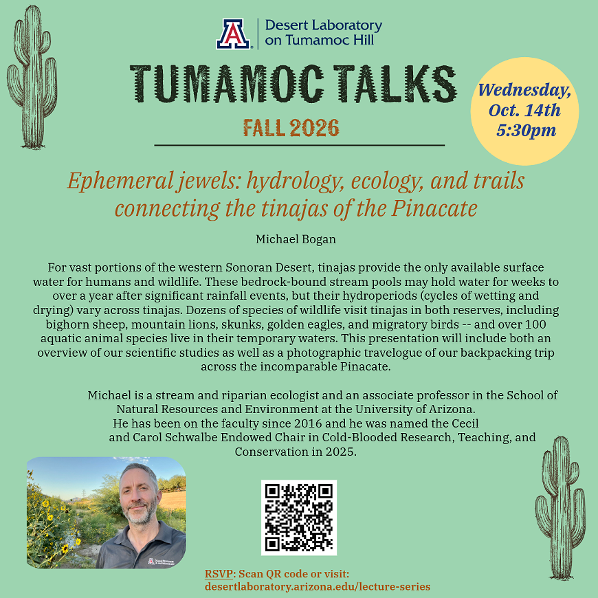 October Tumamoc Talks