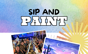 Image: Twilight Desert Sip and Paint &ndash; Includes Drink