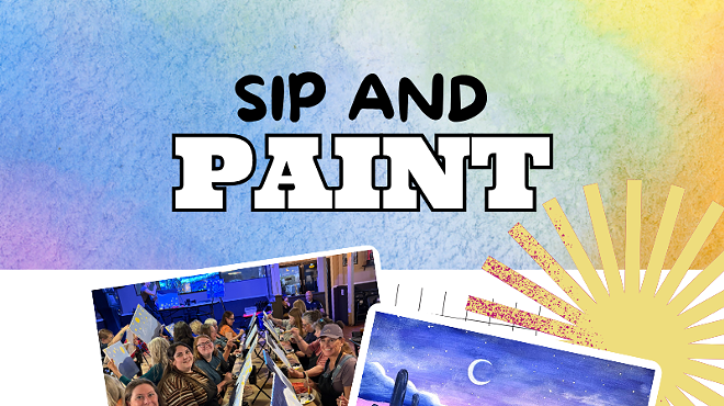 Image: Twilight Desert Sip and Paint &ndash; Includes Drink