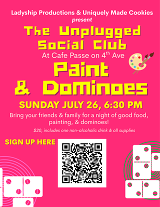 Image: Unplugged Social Club: Paint & Dominoes