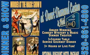 Image: Valentines Day is full of Magic and Mystery at the Dinner Theater Show at Desert Diamond Casino Tucson