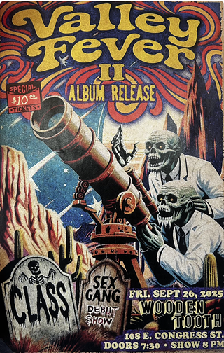 Image: Valley Fever album release with Class and Sex Gang