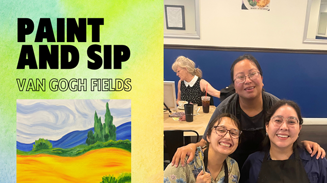 Image: Van Gogh Paint and Sip