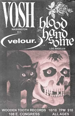 Image: Vosh (D.C. goth), Blood Handsome (L.A. darkwave) and Velour