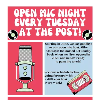 Image: Weekly Open Mic!