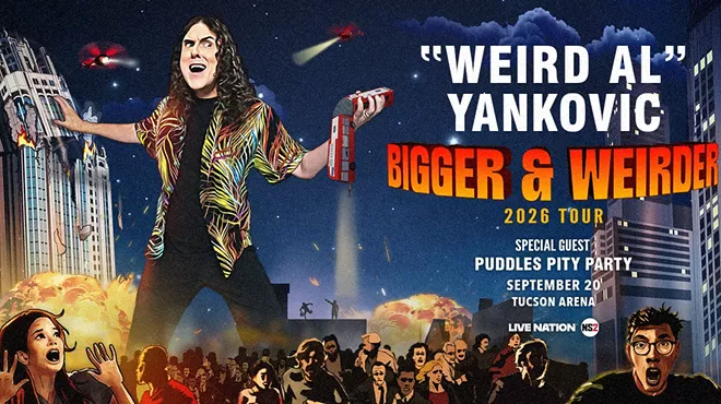 Image: Weird Al Yankovic with Puddles Pity Party