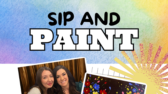 Image: Wild Bloom Paint and Sip + Wine Specials