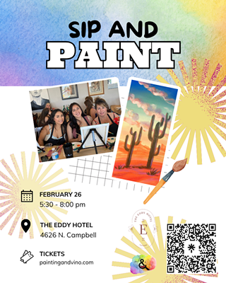 Image: Wild West Paint and Sip at The Eddy