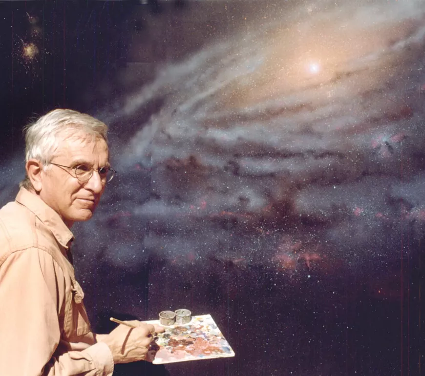 PSI Co-founder, Senior Scientist Emeritus and space artist William K. Hartmann