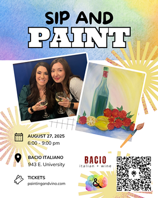 Image: ‘Wine Time’ Paint and Sip at Bacio Italiano